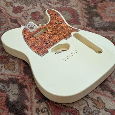 Fender Telecaster Deluxe Nashville Electric guitar body 2017-2021 - White Blonde with 2 pickguards image 6