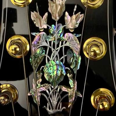 The Lady Gilmoore Archtop w/ semi-nude Female Figure Inlay image 5