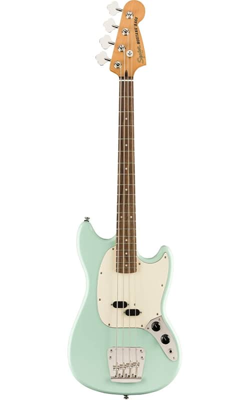 Squier Classic Vibe 60s Mustang 4-String Electric Bass - Surf Green image 1