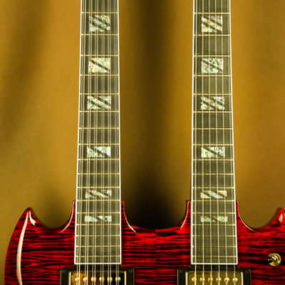 Gibson EDS-1275 Supreme Ultra Flamed Maple Double Neck SG Electric Guitar image 10