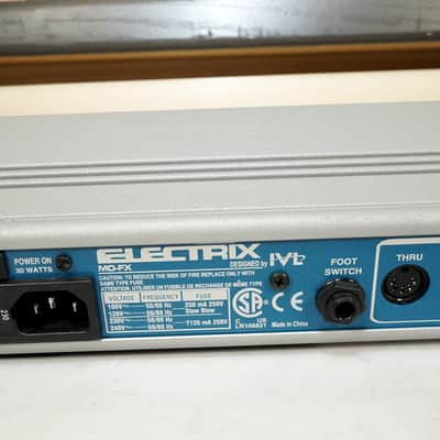 Electrix Mo-FX Time Synchronized Effects Unit 2000s - Blue image 5