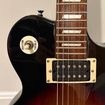 Richmond VA Guitar Works Les Paul Slash Clone Early 2000's yellow/black burst image 5