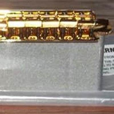 Fender® American Vintage SRV Strat Gold Bridge Assembly~LEFTY~USA~Brand New image 3