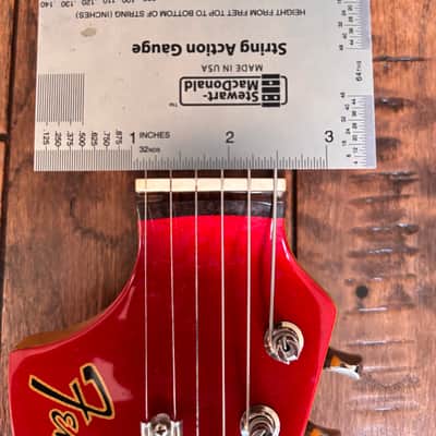 2010 Fender MG-69 Mustang Reissue Electric Guitar Candy Apple Red MIJ Japan image 16