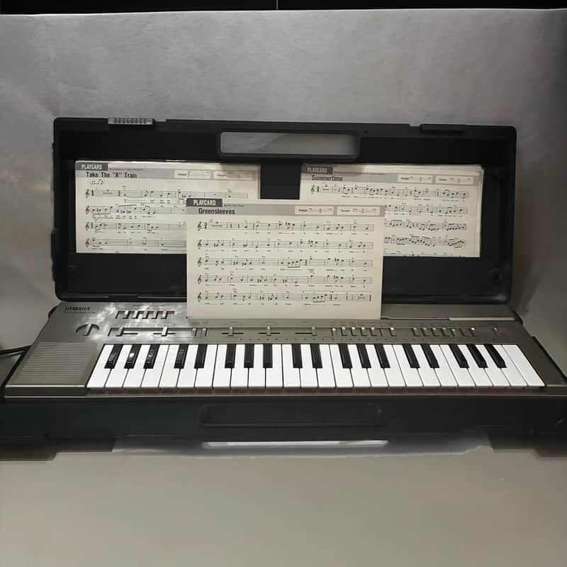 Yamaha Portasound PC-100 1981 Playcard System with Original Playcards image 1