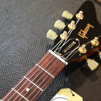 MINTY! 2012 Gibson Custom Moderne XI Electric Guitar Natural Mahogany + OHSC & Papers image 11