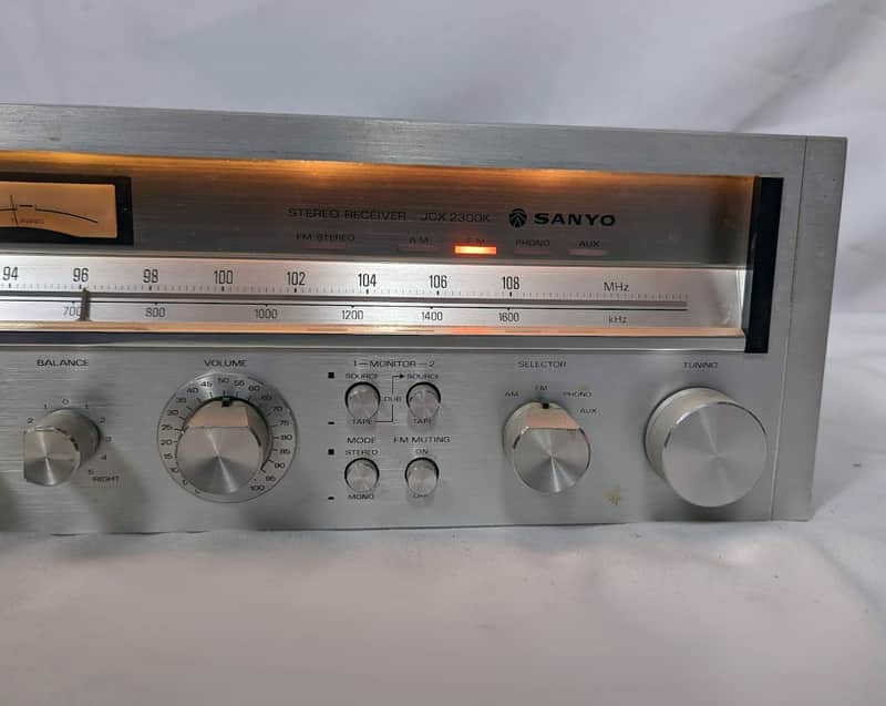 Récepteur Stéréo Vintage Sanyo JCX-2300K, 26W, 1979, Révisé, Japon