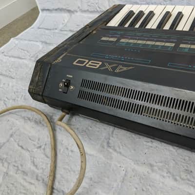 Vintage 1980s Akai AX80 8 Voice Analog Synthesizer Keyboard - Parts/Project Synth image 8
