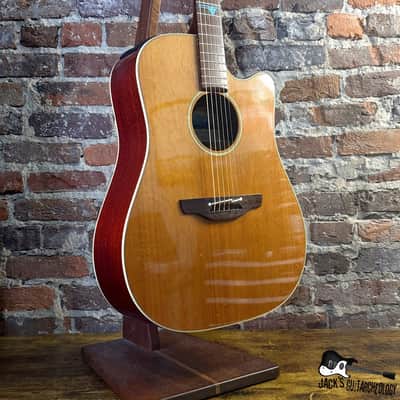 Takamine MIJ Santa Fe ESF-10c Acoustic Electric Guitar (1990s - Natural) image 14