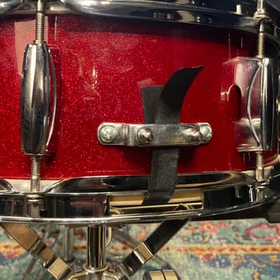 Tama - 5x14" Imperialstar Snare Drum 2000's - Red Sparkle image 14