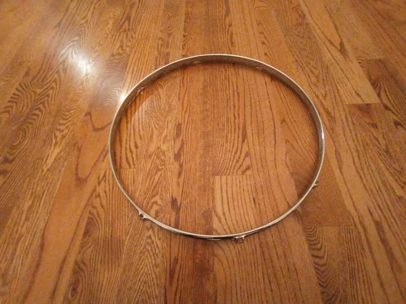 Pearl Vintage 18 Inch Floor Tom Hoop, Chrome Over Steel, 8 Lug - Excellent! image 1