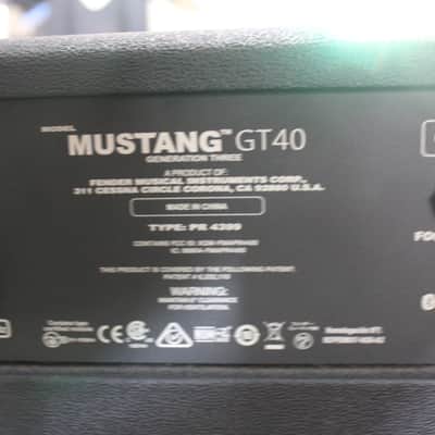 Fender Mustang GT 40/40-Watt Amp Modeling Guitar Combo image 6