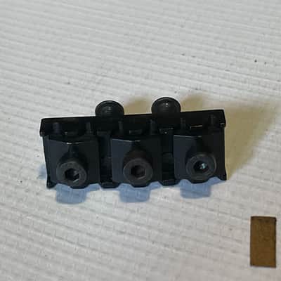 1980's Kramer Pacer Baretta Guitars Schaller R2 1 5/8" Black Bottom Mount Locking Nut