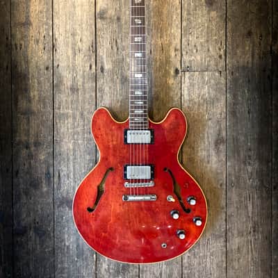 1964 Gibson ES-335 TDC in Cherry finish with hard shell case image 2