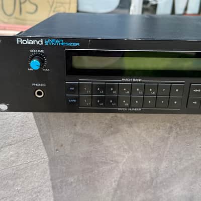 ROLAND D-550 DIGITAL PIANO SOUND MODULE 1986 - BLACK image 2