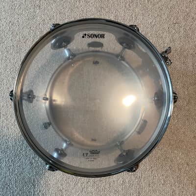 DW Acrylic Design Series Drum 12" x 9" Tom - Clear - RARE image 4