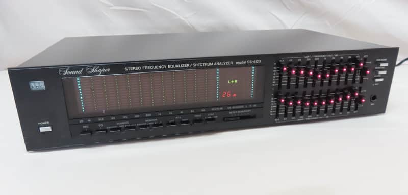 Vintage ADC SS-412X Sound Shaper Equalizer Spectrum Analyzer EQ w