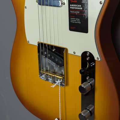 Fender Limited Edition American Performer Telecaster- Timber Series 2024 - Honey Burst image 6