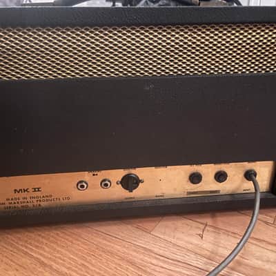 Marshall JMP 1987 MK II 2-Channel 50-Watt Guitar Amp Head 1975 - 1981 - Black image 5