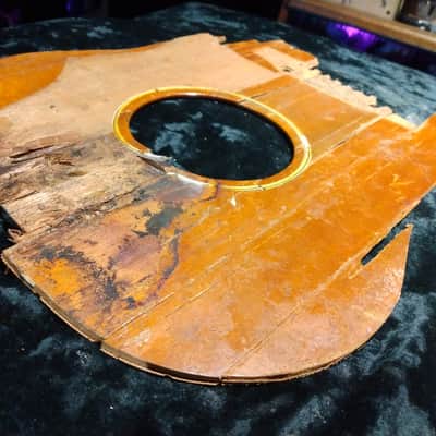 Gibson 1961 Gibson J50 Spruce Top Parts Repair Restore Art Project 1961 image 2