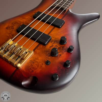 Ibanez SR800 Aged Whiskey Burst Flat 2016 - 4-String Bass - Very Good+ Condition image 6