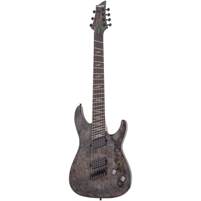 Schecter Omen Elite-7 Multiscale 7-string Electric Guitar - Charcoal image 2