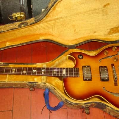 1966 Epiphone E452T Sorrento w/ Vintage Gibson Humbuckers Sunburst image 13
