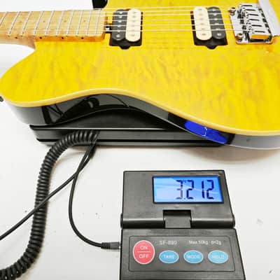 MUSIC MAN Axis Super Sport HH Trans Gold Electric Guitar, a6601 image 25