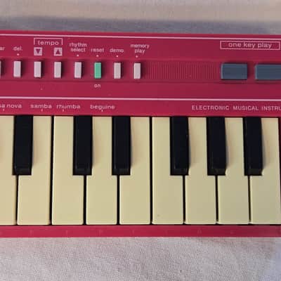 Casio PT-1 29-Key Mini Synthesizer 1982 - 1988 - Pink image 9