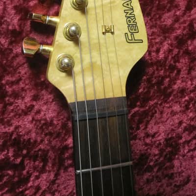 Fernandes AFR-55 1996 Blue Burst Quilt Gold Hardware Factory Gotoh's! image 11