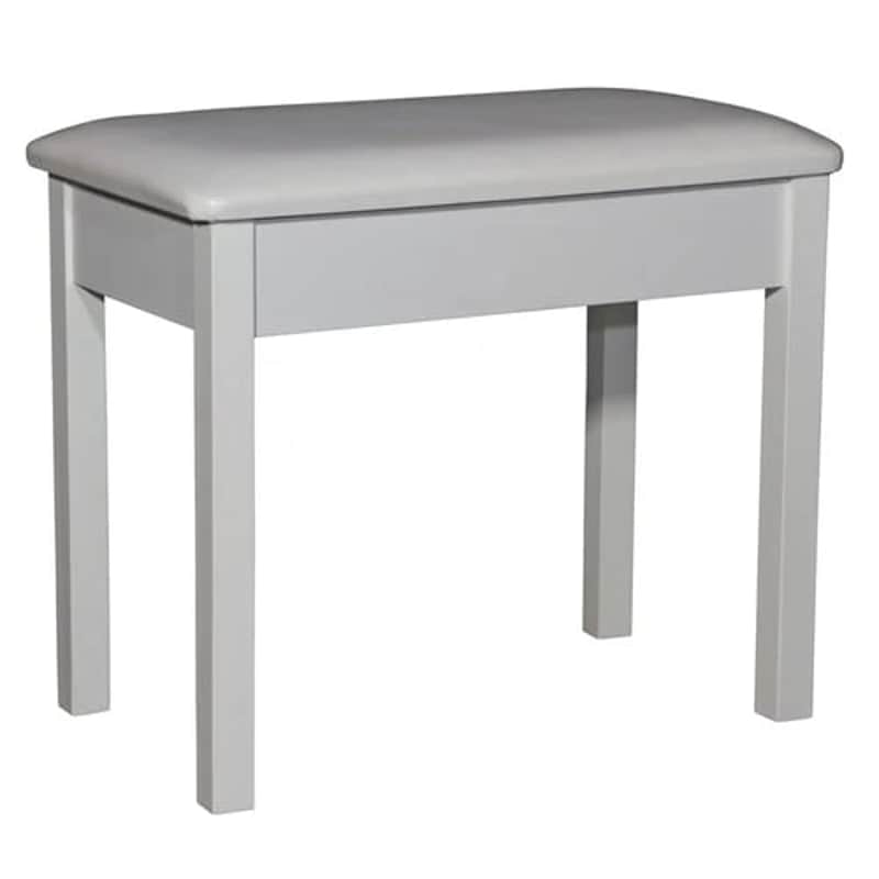 On-Stage KB300 Furniture-Style Flip-Top Piano Bench - White -O image 1