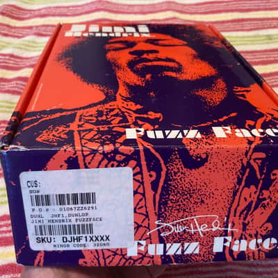 Dunlop JHF1 Jimi Hendrix Signature Fuzz Face 2007 - Present - Blue image 2