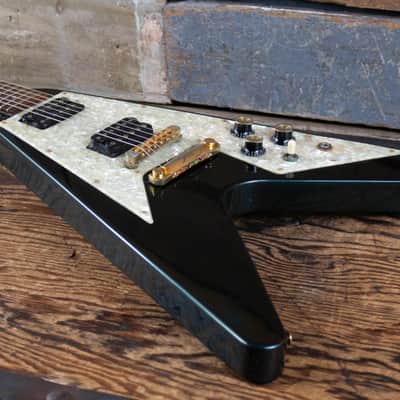 Gibson Flying V 1993 - Metallic Teal Green Rare!! image 5