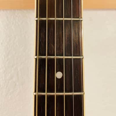 Washburn  F-10S Acoustic Folk Guitar Solid Spruce Top Mahogany Back Sides 2020 Natural/Cherry image 10