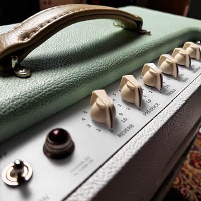 Fender 5F4 Tweed Super clone 30w with Spring Reverb by Emprize 2023 - Surf green and white tolex image 6