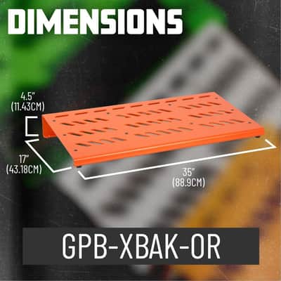 Gator Electric Guitar Multi Effects Pedalboard Pedal Board - Orange image 11