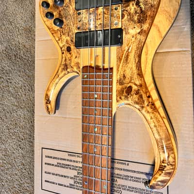 Ibanez BTB845V-ABL Bass Workshop 2018 - 2023 - Antique Brown Stained Low Gloss image 7