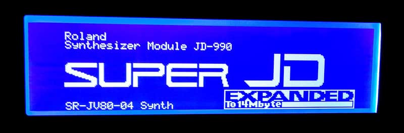 Graphic Display Upgrade - Roland JD-990 LED Graphic Display Upgrade ! image 1