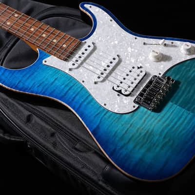 Suhr JE Line Standard Plus MH Bahama Blue Burst Roasted Maple Neck [83898] (06/15) image 3