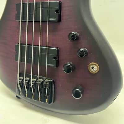 Schecter STILETTO STUDIO-5 2022 - TRANSPARENT PURPLE BURST image 10