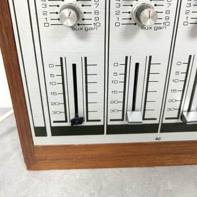Alice stancoil AD62 1972.c mixer desk / console - Wood metal finish. Summing mixer image 7