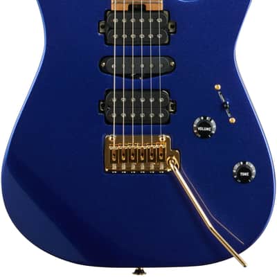 Charvel Pro Mod Dinky DK24 HSH 2PT Electric Guitar, Mystic Blue image 2