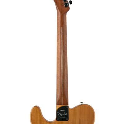 Fender American Acoustasonic Telecaster Guitar w/Bag, Ebony Fretboard, Natural, US214XXXX image 7