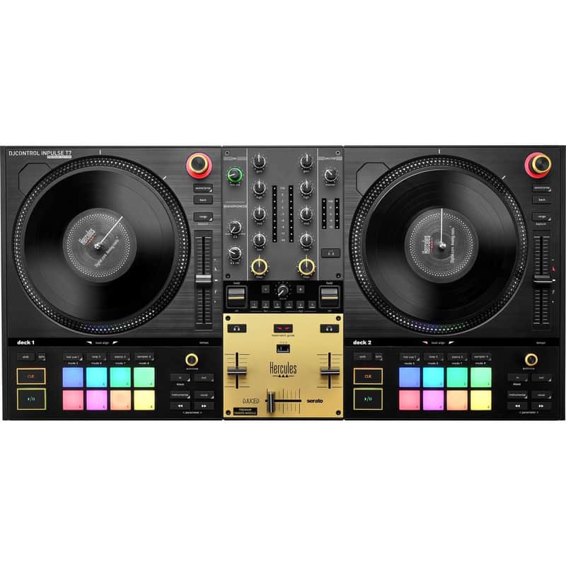Hercules DJControl Inpulse T7 Premium 2-deck Motorized DJ Controller (B-Stock) image 1