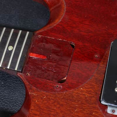 1965 Gibson SG Junior - Cherry Red - Wide Nut image 21