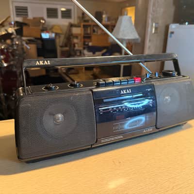 Vintage Akai AJ-208 Boombox AM/FM Stereo Radio Cassette Recorder Tested X Rare🔥 image 2