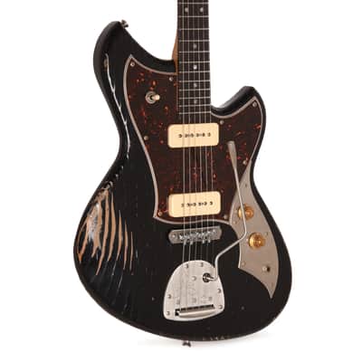 Novo Serus J Bull Black Medium Distress w/ Fralin P-90 Pickups (Serial #26715) image 1