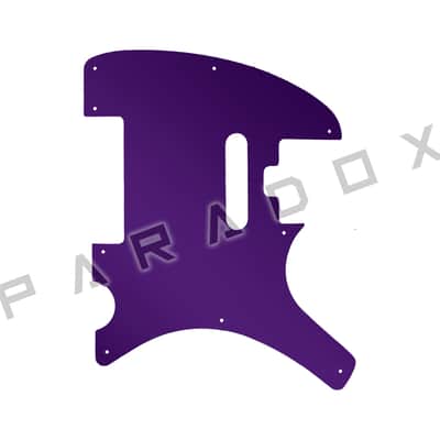 Custom Pickguard For 2005 - 2009 Made in America Parker Southern NiteFly - Purple Mirror Acrylic .125" image 1