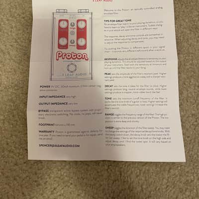 3Leaf Audio Proton V4 with box and manual image 2