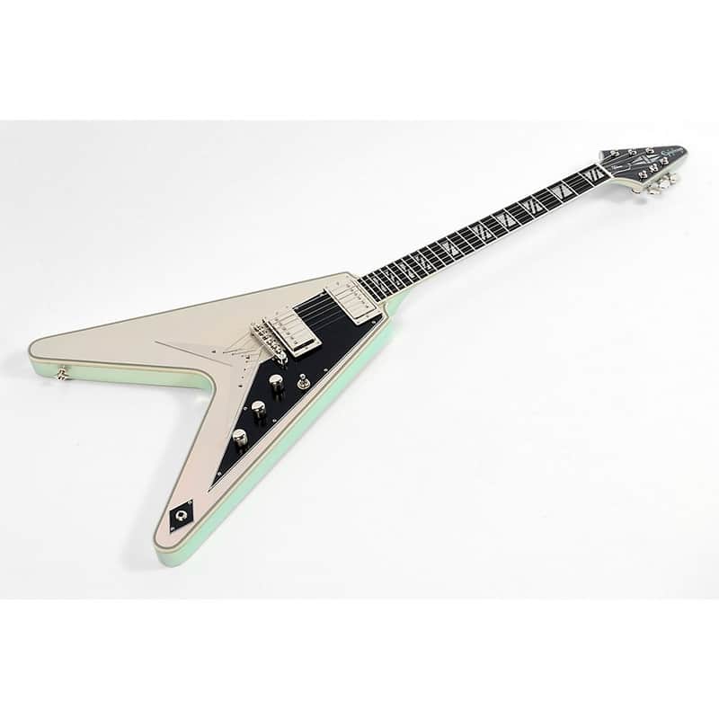 Epiphone Futura Flying V Custom Electric Guitar - Regular Quicksilver Shift image 1
